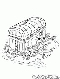 Coloring books can be good tools to explain surgery to your child. Coloring Page Treasure Chest
