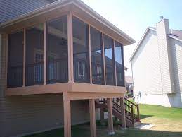 Screened In Upper Deck Google Search Screened Porch Designs Porch Design House With Porch