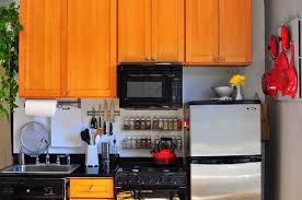 Tucked away neatly over your stove, the microwave does double duty as a hood vent. 43 Extremely Creative Small Kitchen Design Ideas