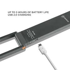 On air halo light pro 10 in. Led Desk Lamp Foldable With Usb Charging Port Rechargeable D4a Grey