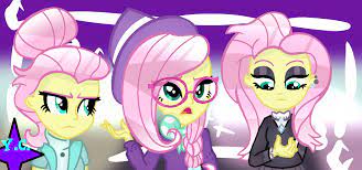 Legend of everfree onward, she wears her hair in a ponytail as opposed to a bun. 1744204 Safe Artist Yaycelestia0331 Fluttershy Equestria Girls Fake It Til You Make It Alternate Hairstyle Bun Equestria Girls Interpretation Fluttergoth Glasses Hair Bun Hat Hipstershy Scene Interpretation Severeshy Derpibooru