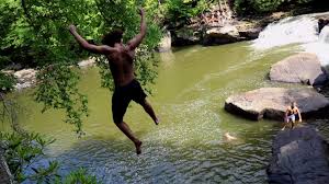 Swallow falls has a great loop trail where you see four waterfalls. Swallow Falls State Park Md Canyon Trail Swimming Diving Jumping Youtube