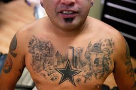 Pequeños tatuajes para hombres / small tattoos for men. Meet The Greatest Dallas Cowboys Fan Out There