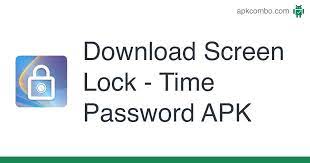Paste it in your sd card (use otg cable, pendrive or transfer through pc using sd card reader). Screen Lock Time Password Apk 1 4 0 Android App Download