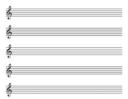 Blank staff paper created date: Blank Sheet Music Landscape Kid Sizes Treble Clef