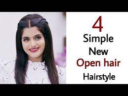 4 Simple New Open Hairstyle Latest New Hairstyle Hairstyle For Girls Easy Hairstyle 2021 Youtube In 2021 Open Hairstyles Girls Hairstyles Easy Hair Styles