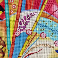 John Johannsen Bamboo Sticks needlepoint canvas #J1790