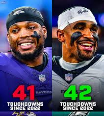 Jalen Hurts has more rushing touchdowns than Derrick Henry over the past 3  years🤯 That's the MOST in the NFL since 2022👀 The question is… how many  of them were from the