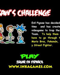 El malvado pigsaw ha sido secuestrado por sus anteriores víctimas y en señal de venganza le han obgligado a jugar su propio juego, échale una mano o dos. Pigsaw S Challenge Inkagames English Wiki Fandom