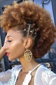 Trend hair cutting models summer 2020: Mohawk Hairstyles For Natural Hair Essence