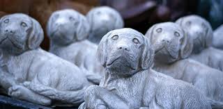 Dog statue highland terrier digging pet 12 inch garden lawn indoor outdoor decor. Dog Garden Statues The Cutest Dog Statues And Stones For Your Garden