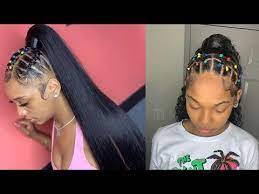 1 Rubberband Hairstyles Compilation 2019 Youtube Hair Styles Rubber Band Hairstyles Stylish Hair