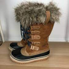 Perfect fit even with a medium sock. Sorel Shoes Sorel Joan Of Arctic Winter Camel Brown Fur Boot Poshmark