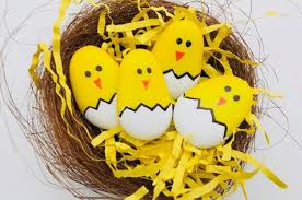 Rock painting patterns rock rock art easy paintings painted rocks diy paint designs crafts rock painting designs art. Easter Rock Painting Little Chicks Fun Kids Crafts