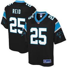 Carolina Panthers Mens Eric Reid 25 Nfl Pro Line Black Game Jersey