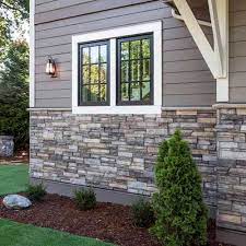 Vinyl shake shingles are maintainence free and cost effective. Versetta Stone Veneer Chicago Faux Stone Panels Fake Rock Siding Stone Veneer