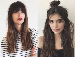 Layered bangs blend into your hair and have tons of different lengths, which means you can style them however you want — you can part them down the middle, have them lay straight, or throw them. Bang Hair Trends In 2018 Ecemella