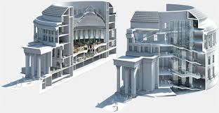 Revit Model Of Manchester Central Library Generated From 3d Survey Model And Point Cloud Laser Scan Building Information Modeling Building Industrial Buildings