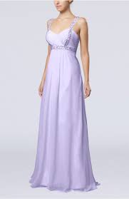 Lavender Wedding Dress Simple Hall Empire Thick Straps Floor Length Beaded Bjsbridal Lavender Wedding Dress Backless Dress Formal Bridal Gowns