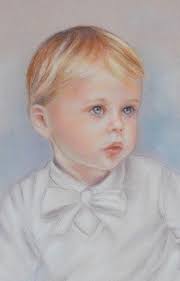 Commission Child Portrait From Photo, Baby Kids Family Children Portrait,  Hand Drawn Original Pastel Portrait Painting