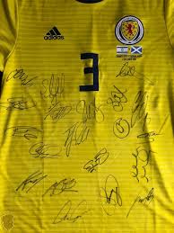 I will say every prayer i have to make sure we have a full hampden because, my. Chance To Win Andy Robertson S Shirt Signed By Whole Scotland Squad East Lothian Courier