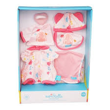 Manhattan Toy Baby Stella Welcome Baby 6 Piece Bringing Home Baby Doll Set With Hat Bib Onesie Cardigan Magnetic Pacifier And Blanket Target