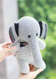 Kawaii Plush Elephant Personalized Stuffed Animal Dolls Soft Toys Elephant Baby Home Decor Soft Doll Handmade F Soft Dolls Handmade Soft Dolls Dolls Handmade