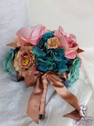 Find china manufacturers of wedding flower bouquet. Dress My Wedding Copper And Teal Bridal Bouquet