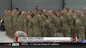 Vt National Guard Members Depart For Deployment To Middle East Asia