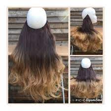 Halo Hair Extensions Flip In Hair Layered 22 Long Medium Brown Caramel 6 27 Synthetic 170g Thick Hexy Secret Wire Or One Halo Hair Halo Hair Extensions Hair