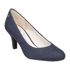 womens life stride parigi pump size 11 m denim fabric