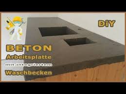 Betonplatte Mit Integriertem Waschbecken Arbeitsplatte Aus Beton Epoxidharz Betontisch Neu Youtube Arbeitsplatte Betonplatte Waschbecken