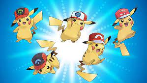 Get Pikachu Wearing Five Of Ash S Hats In Pokemon Ultra Sun And Ultra Moon