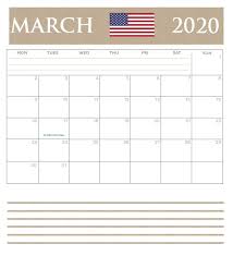 Usa March 2020 Holidays Calendar Printable In 2020 Holiday Calendar Holiday Calendar Printable Print Calendar