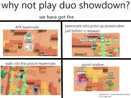 The duo showdown challenge starts today! Why Not Play Duo Showdown Brawlstars