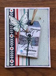 Scrapbook & cards today magazine. Crafty Happy Stamp Of The Month Blog Hop Garden Tags Close To My Heart Garden Tags Card Craft Cards Handmade