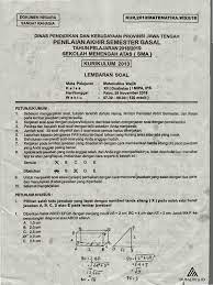 All materials on our website are shared by users. Pembahasan Soal Pas Matematika Wajib Kelas Xii Tahun 2018 2019 Pdf