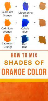 Colors Make Orange Mixing Paint