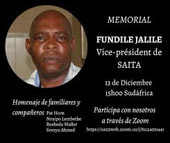 Tributo a un camarada inolvidable, Fundile Jalile