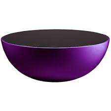Eero Aarnio Style Hybo Coffee Table In Purple Found On Polyvore Black Glass Coffee Table Contemporary Glass Coffee Tables Glass Accent Tables