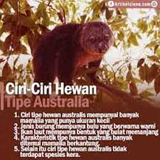 • wacana harus mempunyai andaian dan. Tuliskan Ciri Ciri Hewan Tipe Australia Begini Penjelasan Ciri Cirinya