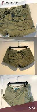 American Eagle Green Khaki Shorts Green And Khaki How To Make Shorts Clothes Design