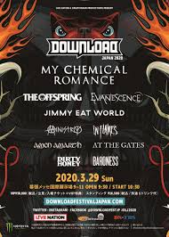 As part of the second phase of the uk government's event research programme, a pilot testing event of download festival 2021 was announced on 26 may 2021 called download festival pilot. Download Festival Japan 2020 29 03 2020 Chiba Japan Concerts Metal Event Kalender