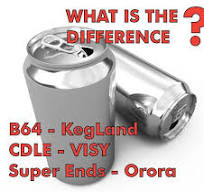 Can Types: B64, Super Ends, CDL, CDLE - What's Different?