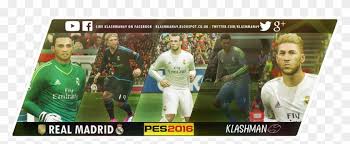 Fortunately, this year's pro evo does have a fairly comprehensive collection of officially licensed competitions. Real Madrid Pes 2016 Kit Pack Player Hd Png Download 1105x405 5002667 Pngfind