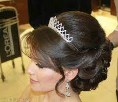 Love It Princess Hairstyles Wedding Hairstyles With Crown Crown Hairstyles