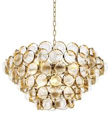 Casa Padrino Luxus Kronleuchter Gold ø 72 X H 40 Cm