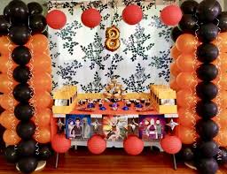 Naruto Birthday Naruto Party Catch My Party Naruto Birthday Birthday Table Decorations Party