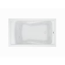 So, without further ado, let's dig in to the meat of the matter and help you get started on your route to a superior bathroom experience with the best bathtubs available. American Standard Everclean Reversible Drain 60 In Acrylic Rectangular Drop In 8 Jet Whirlpool Bathtub In White 2771lc 020 The Home Depot