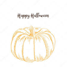 Move pumpkin around so that the ink spreads. Halloween Pumpkin Sketch Hand Drawing Vector Illustration Orange Big Ink Pen Pumpkin Isolated On White For Card Premium Vector In Adobe Illustrator Ai Ai Format Encapsulated Postscript Eps Eps Format